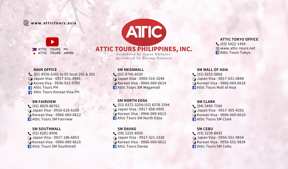 Attic branches and contact numbers